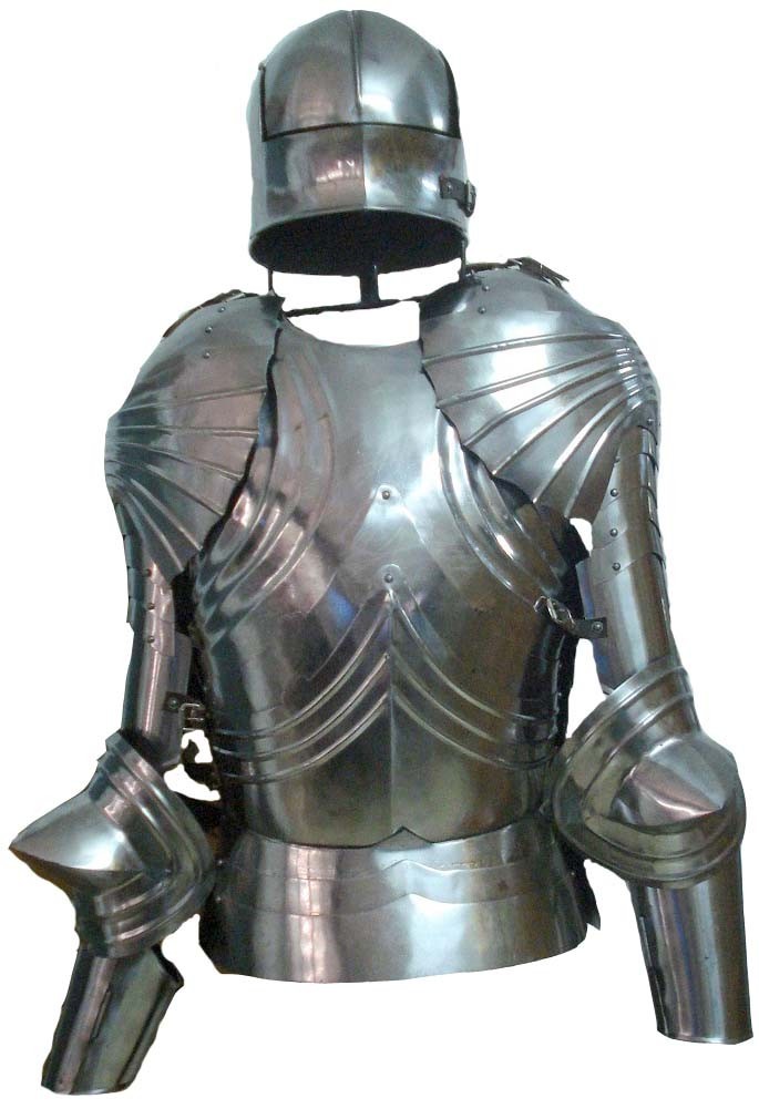 wearable suit of medieval armor