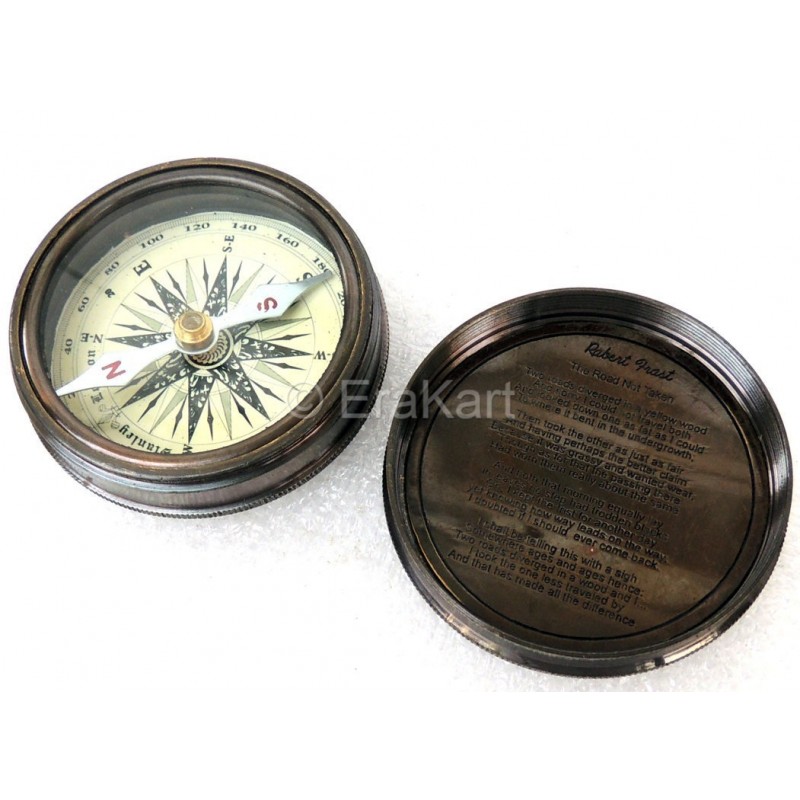 Buy Antique Brass Pocket Compass - Replica compasses online SALE