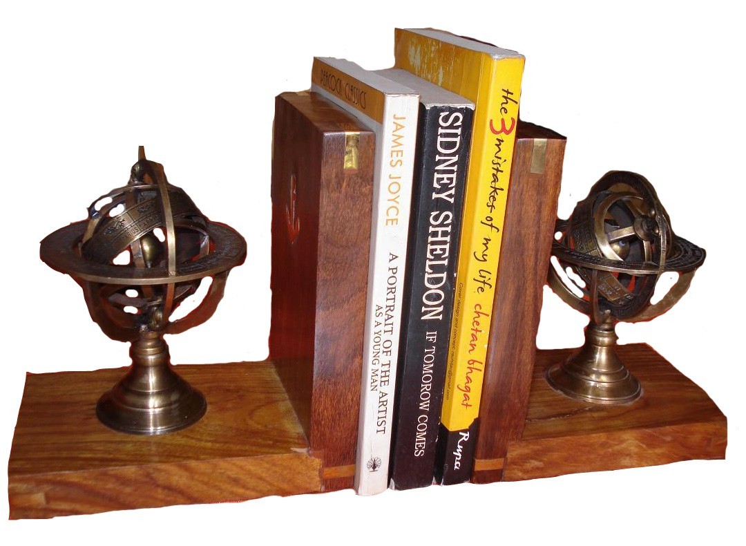 Buy Nautical Brass Bookend Decorative Compass Bookends