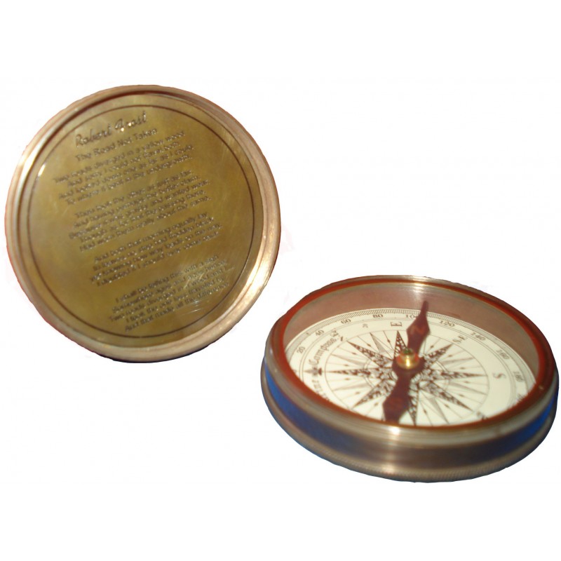 Antique Robert Frost Poem Brass Sundial Compass Buy Online Erakart SALE